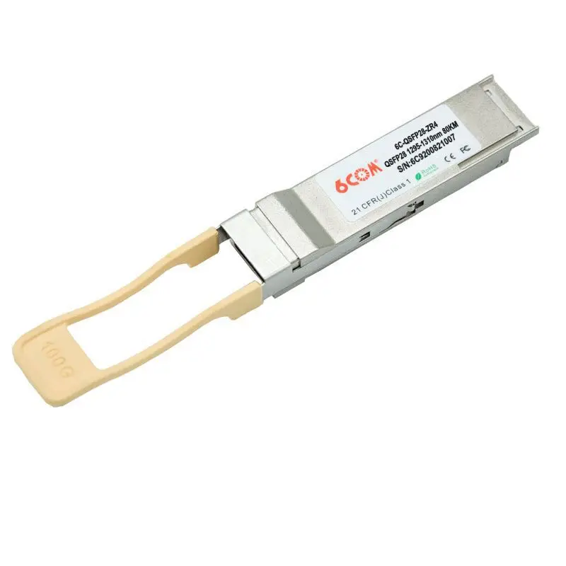 

100GBASE-ZR4 QSFP28 1310nm 80km DOM Transceiver Module