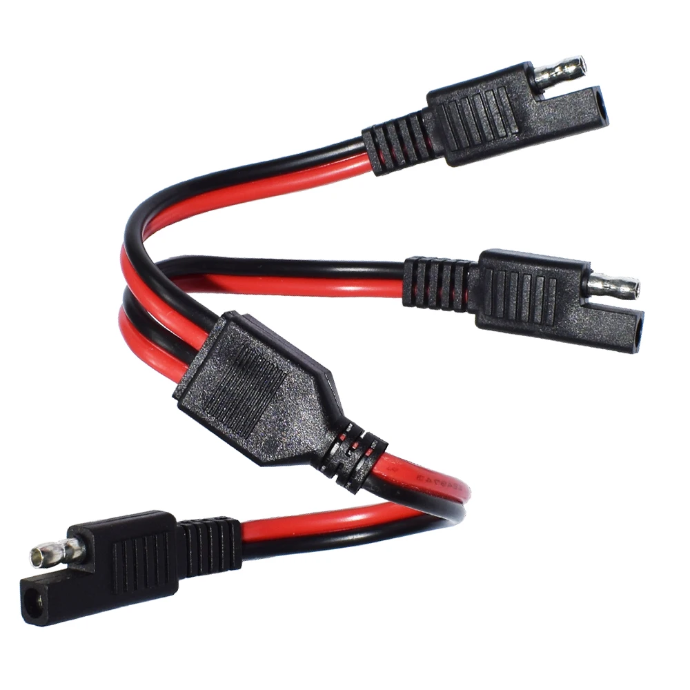 Автомобильный Y образный разветвитель 14AWG SAE DC Power Удлинительный кабель 1 2