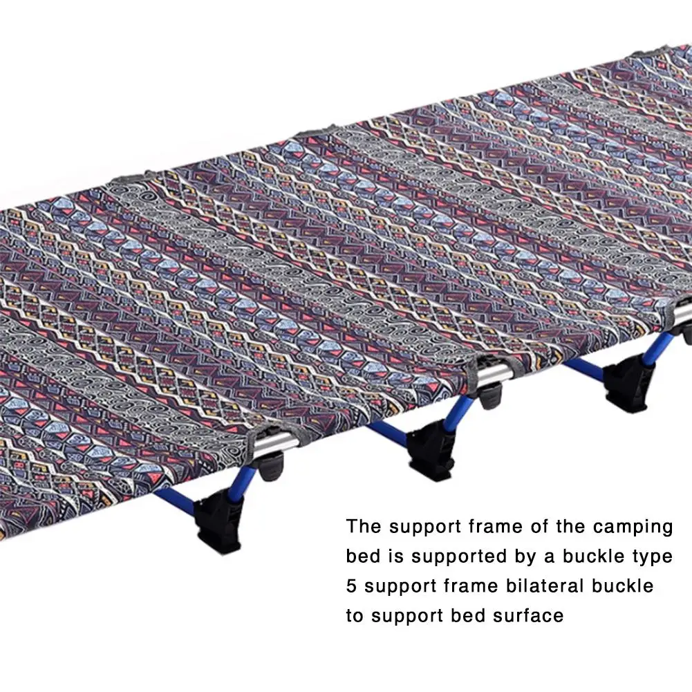 Портативная складная кровать для кемпинга кроватка из алюминиевого сплава