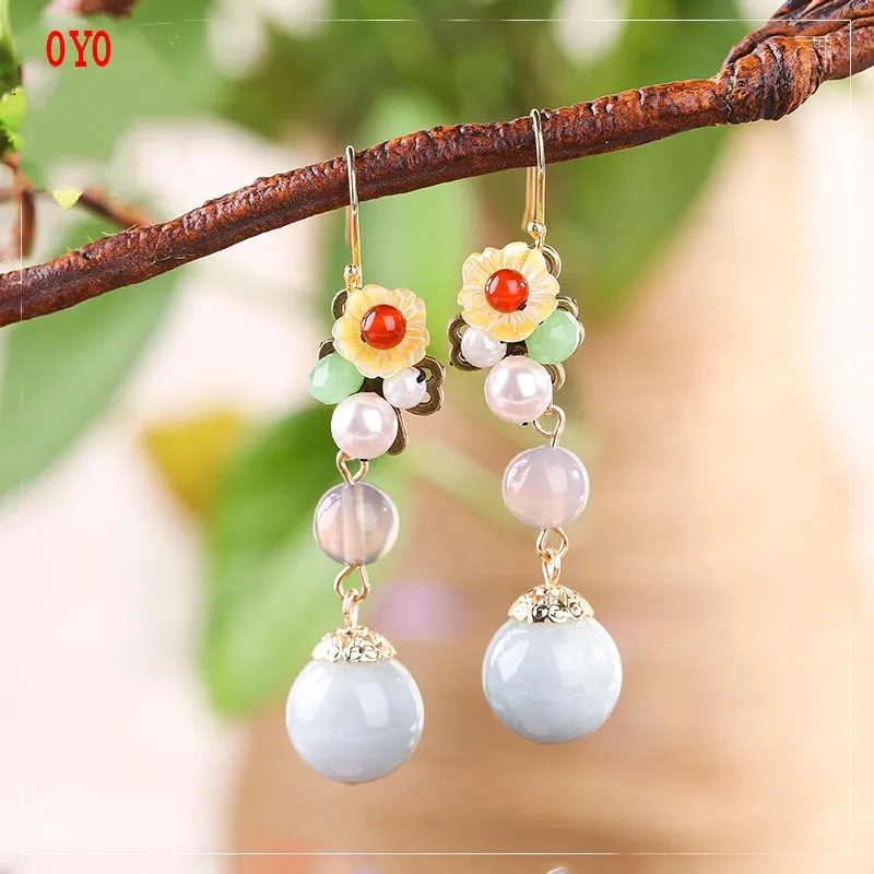 

women's temperament, personality, all kinds of pure silver, earrings