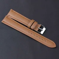18mm leather strap for men and women pu material such as soft and comfortable 2021 classic stainless steel buckle watchband