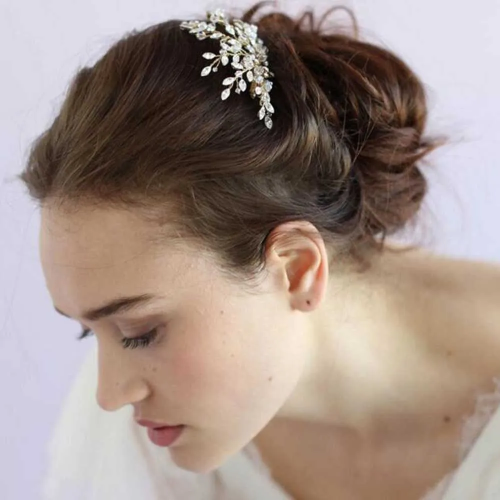 Женская винтажная расческа для волос с искусственными кристаллами|Свадебные