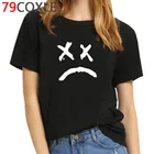 Футболка Xxxtentacion Lil Peep Juice Wrld Playboi Carti, женская одежда для пары, уличная одежда, летний топ, белая футболка