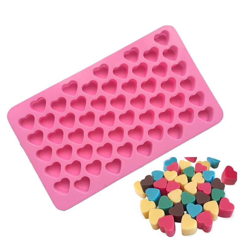 55 ячеек маленькое сердце форма для шоколада конфета инструмент выпечки DIY