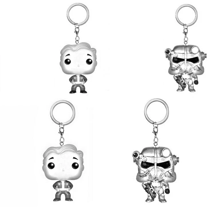 Игра Фоллаут тема Мощность Броня хранилище брелок для мальчика фигурка игрушки