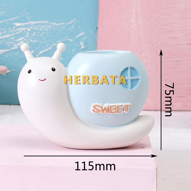 Ручка-улитка контейнер креативные украшения из полимера милые детские