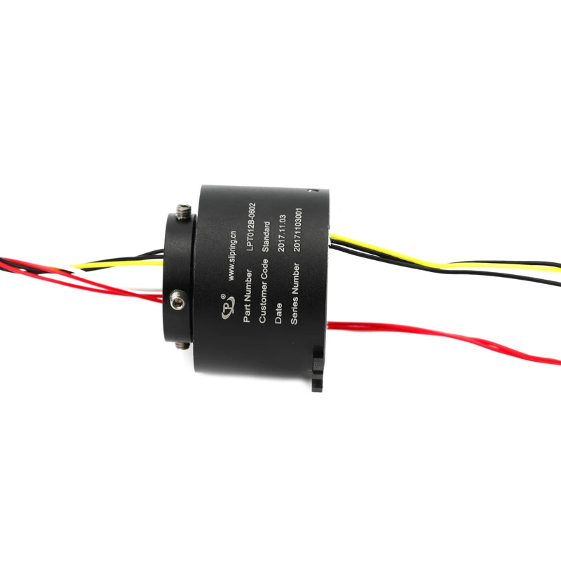 

Slip Ring High Speed Compact Through Hole Rotary Joint For Miniature Generator Motor Assembly