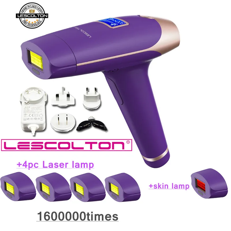 Фабричный IPL эпилятор lescolton 1600000 раз 6 в 1 5 лазерный для удаления волос прибор с ЖК
