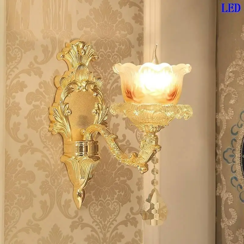 Wandlampe Deco настенная винтажная лампа светильник Aplique Luz для дома кристалл Lampara де