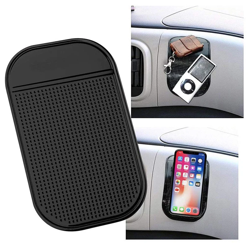 

Anti-Slip Car Dash Sticky Gel Rubber Pad Silicone Non-Slip Vehicle Car Dashboard Cell Phone Mount Holder Adhesive Mat