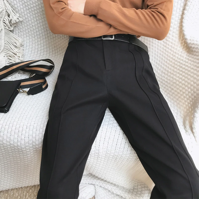 Мужские Винтажные модные уличные брюки в стиле хип-хоп толстые шаровары мужские