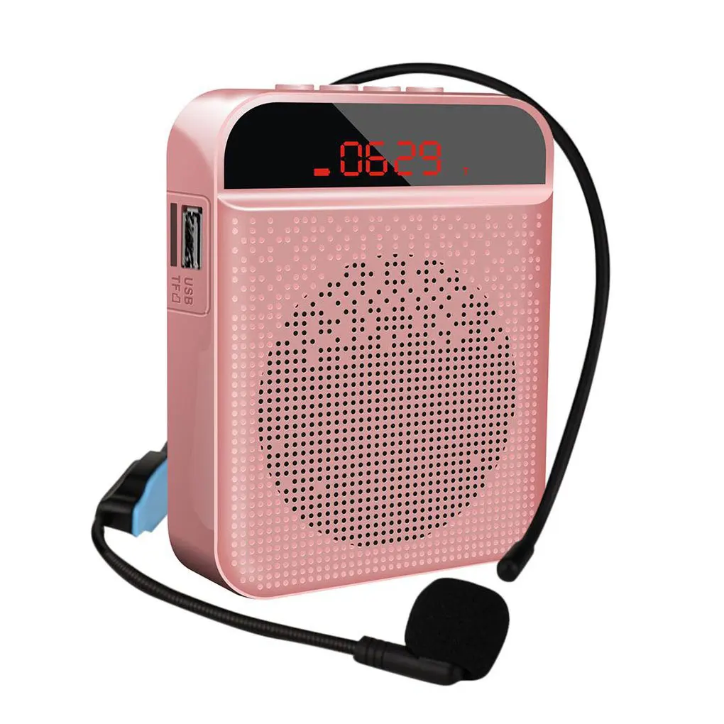 

Megaphone Portable Bluetooth Wireless Voice Amplifier Teacher Microphone Speaker Loudspeaker Support TF Card FM Radio