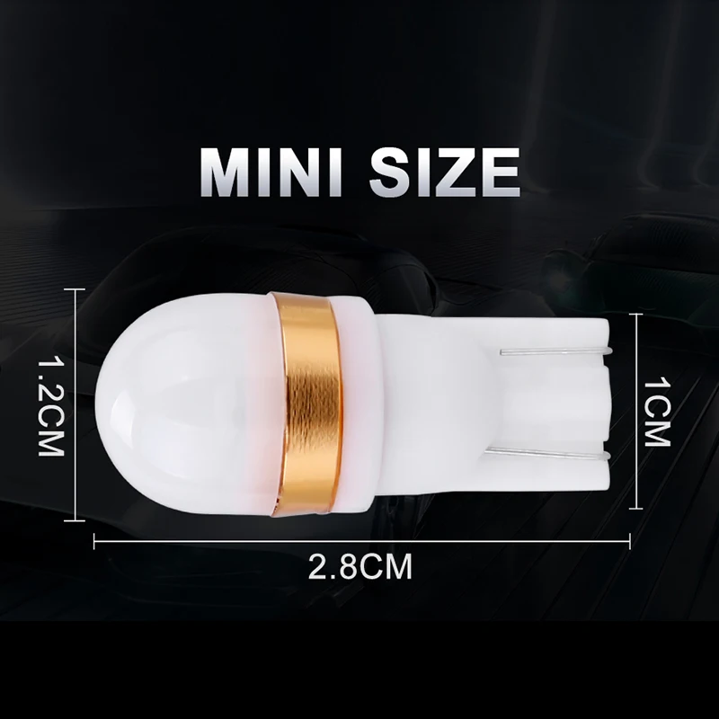 10 шт. W5W 3030SMD автомобисветодиодный светодиод T10 194 168 клиновидный фонарь заднего