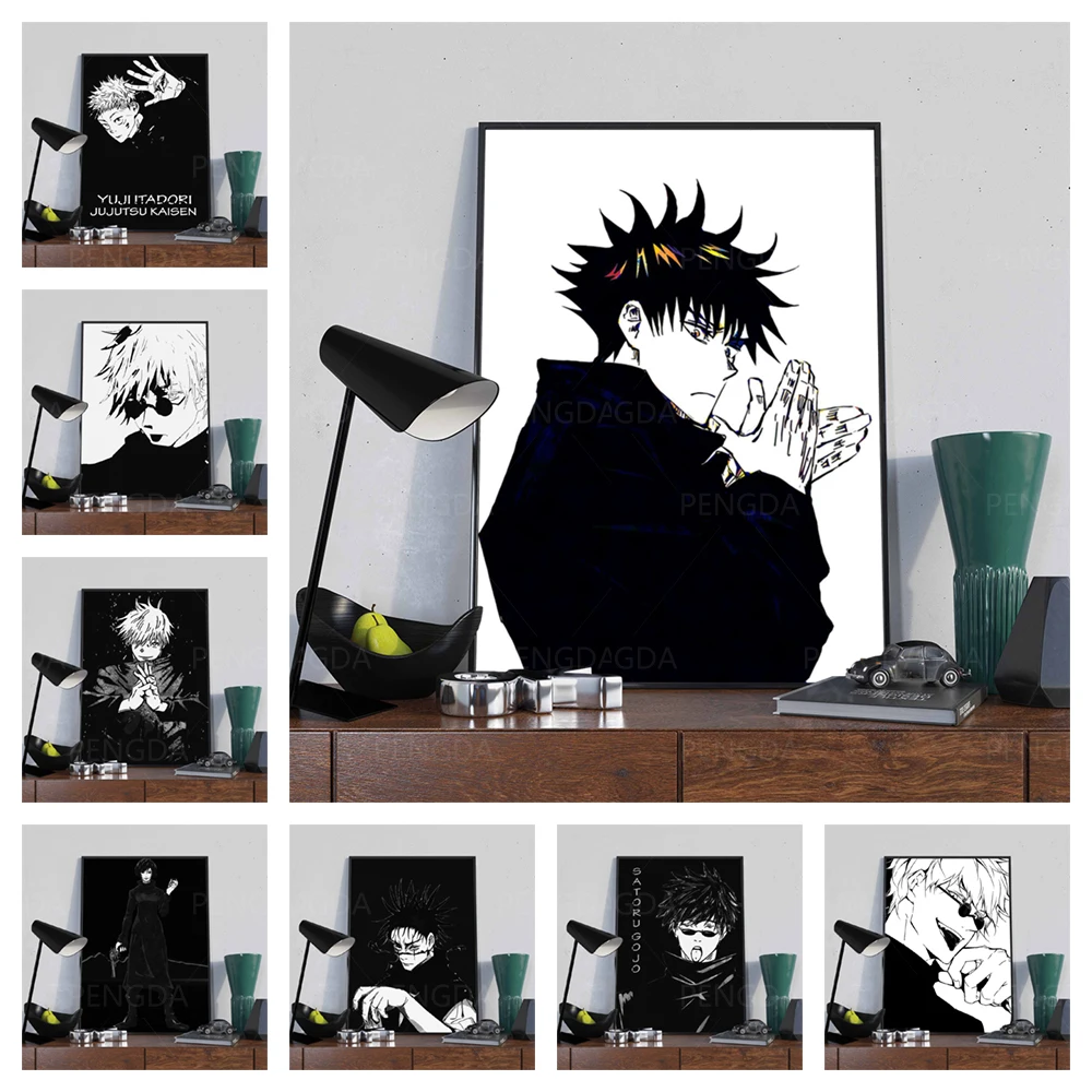 

Wall Artwork Japanese Anime Modular Paintings Jujutsu Kaisen Pictures Hd Prints Home Poster Canvas for Living Room Decoration