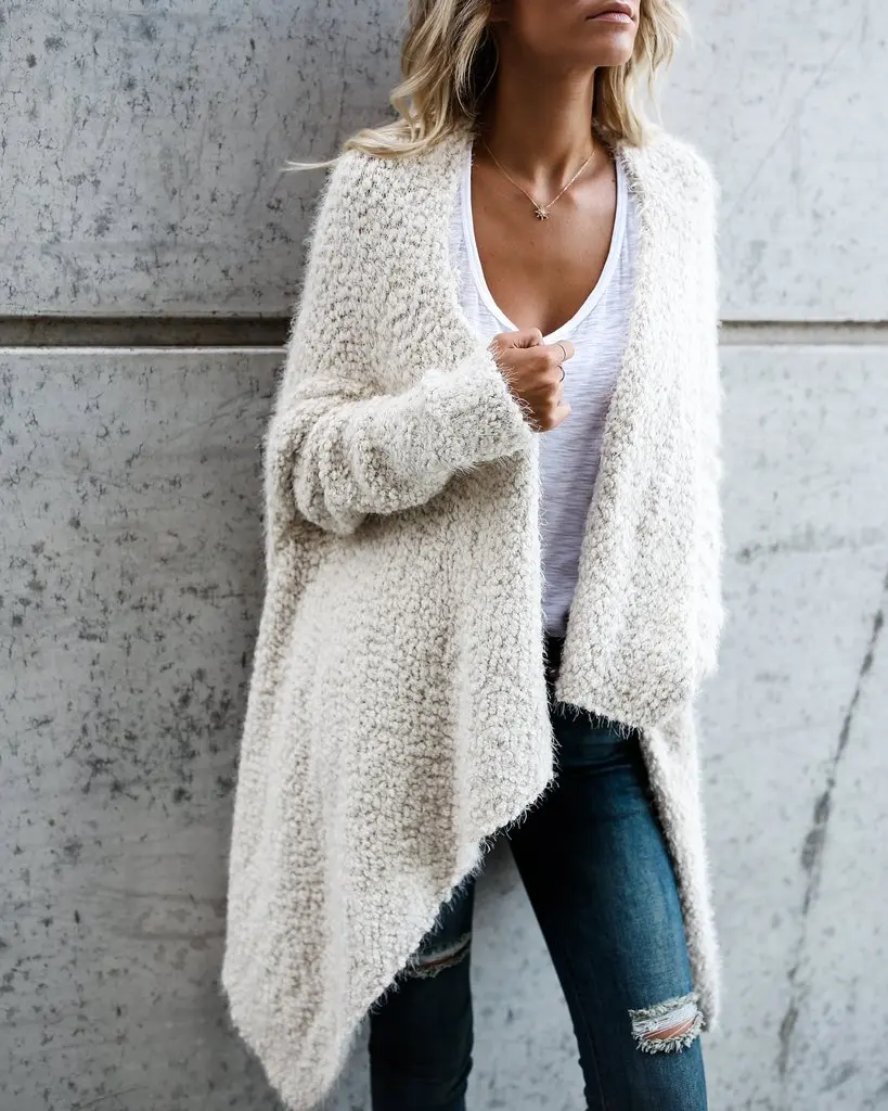 Осень и зима новый корейский вариант свободного большого размера женский свитер