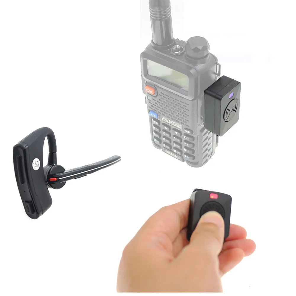 Портативная рация, беспроводная гарнитура PTT, Bluetooth, наушники для Baofeng, UV-5R, UV-82, HYT, TC-610, IC-V8, двухстороннее радио