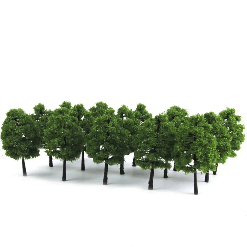 

20pcs 9CM Scenery Landscape Model Tree (Dark Green)