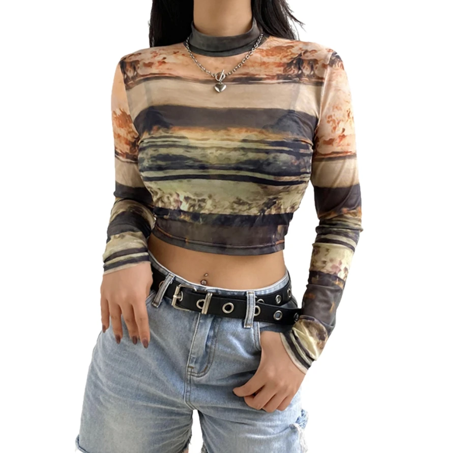 Модная женская одежда тонкий укороченный топ свободные повседневные топы