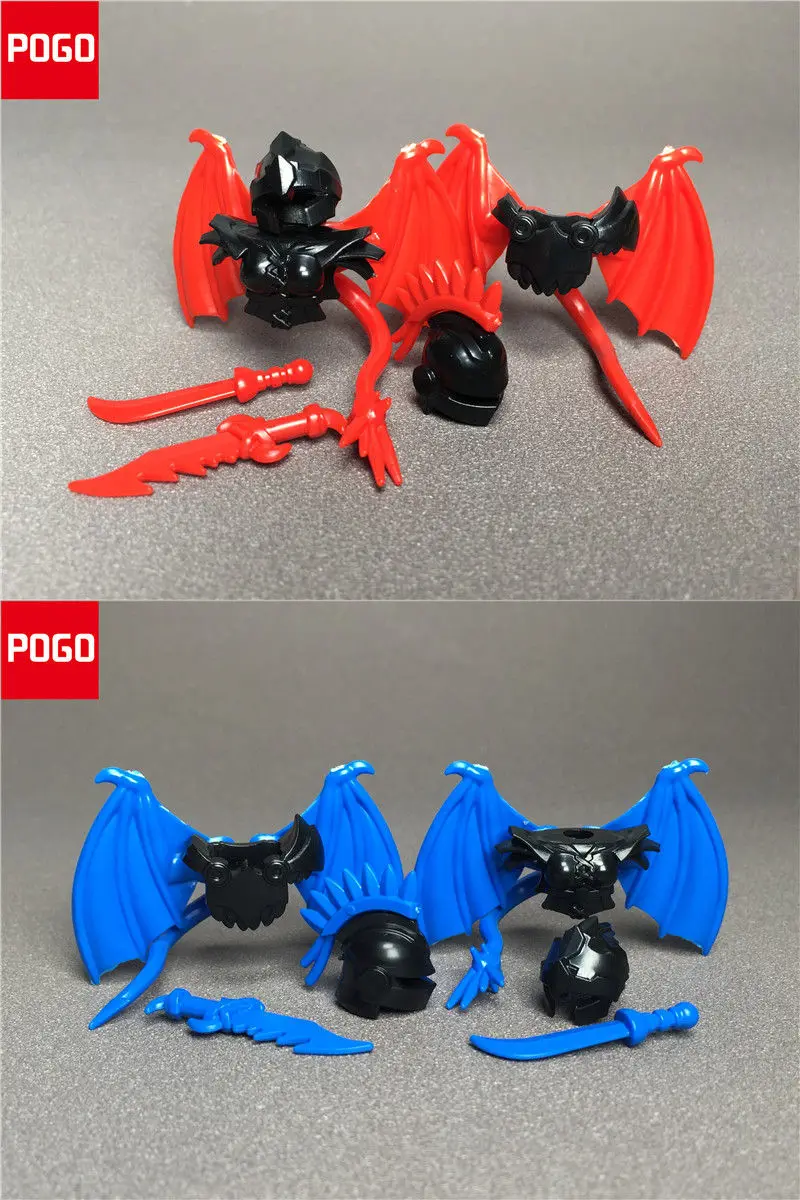 20 шт./лот DIY Hobbits Armor шлем крылья средневековый замок рыцаря дракона строительные