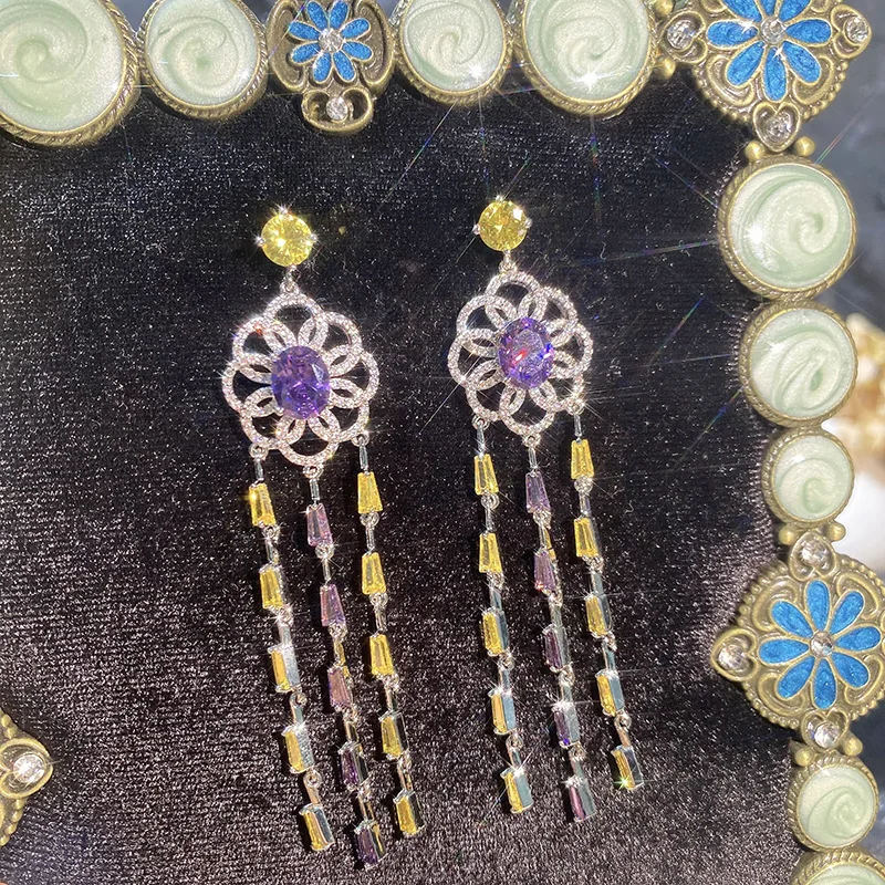

Bilincolor Fashion Long Tassel Earring for Women