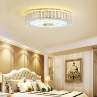 bedroom lamp crystal led ceiling lamp study room lamp simple modern warm and romantic room living room creative household lamps