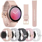 Силиконовый ремешок для Samsung Galaxy Watch Active 2 40 мм 44 мм Gear S2, спортивный сменный Браслет, ремешок для часов для телефона 2019