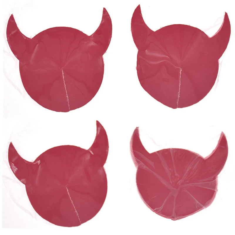 Сексуальная насадка на соски из бычьего рога многоразовые наклейки