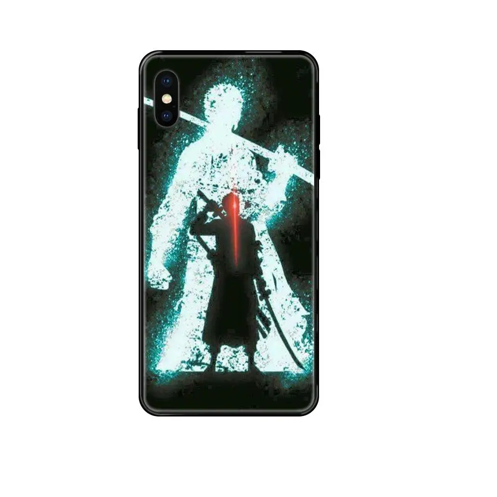Для Xiaomi Mi Note A1 A2 A3 5 5s 6 8 9 10 SE Lite Pro Ultra One Piece Roronoa Zoro Print Лучшая цена черный мягкий