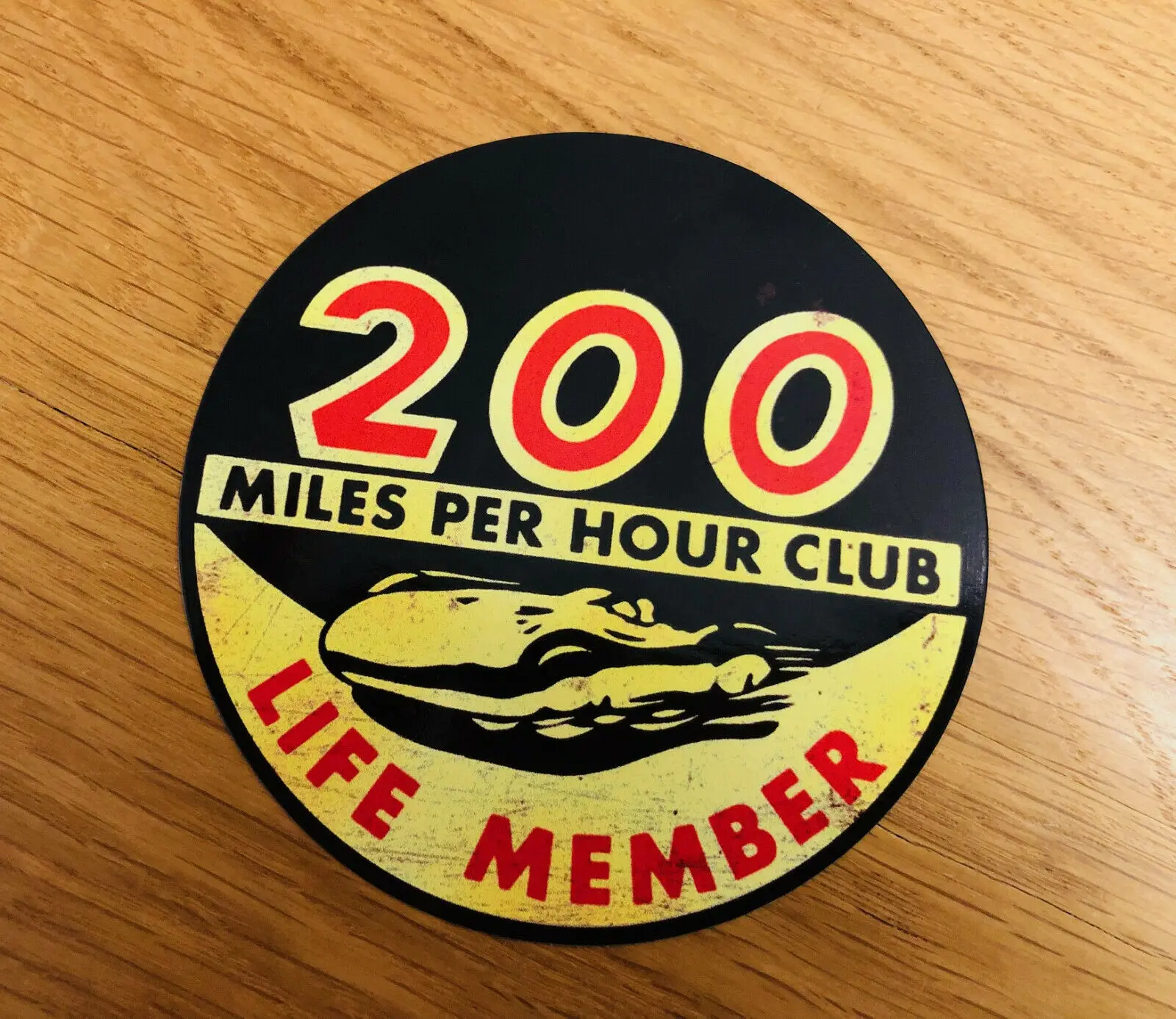 

200 MILES PER HOUR CLUB Aufkleber Sticker Life Member JDM Style Hot Rod V8 Mi292