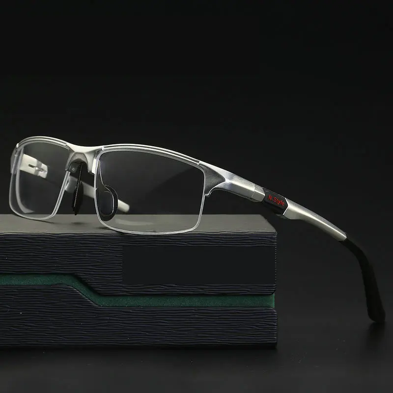 

2021 NEW Aluminum Magnesium Sports Style Progressive Reading Glasses Commercial Affairs Glasses Photochromic Reading Glasses NX