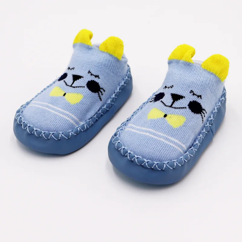 

Toddler Indoor Sock Shoes Newborn Baby SocksTerry Cotton Baby Girl Sock with Rubber Soles Infant Animal Funny Sock