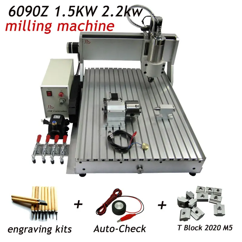 Фрезерный станок с ЧПУ 6090 фрезерный гравировальный по дереву концевым