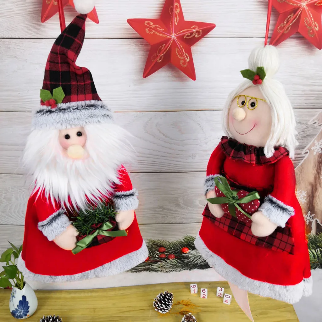 Рождественские украшения милый мультяшный ящик для хранения салфеток кулон