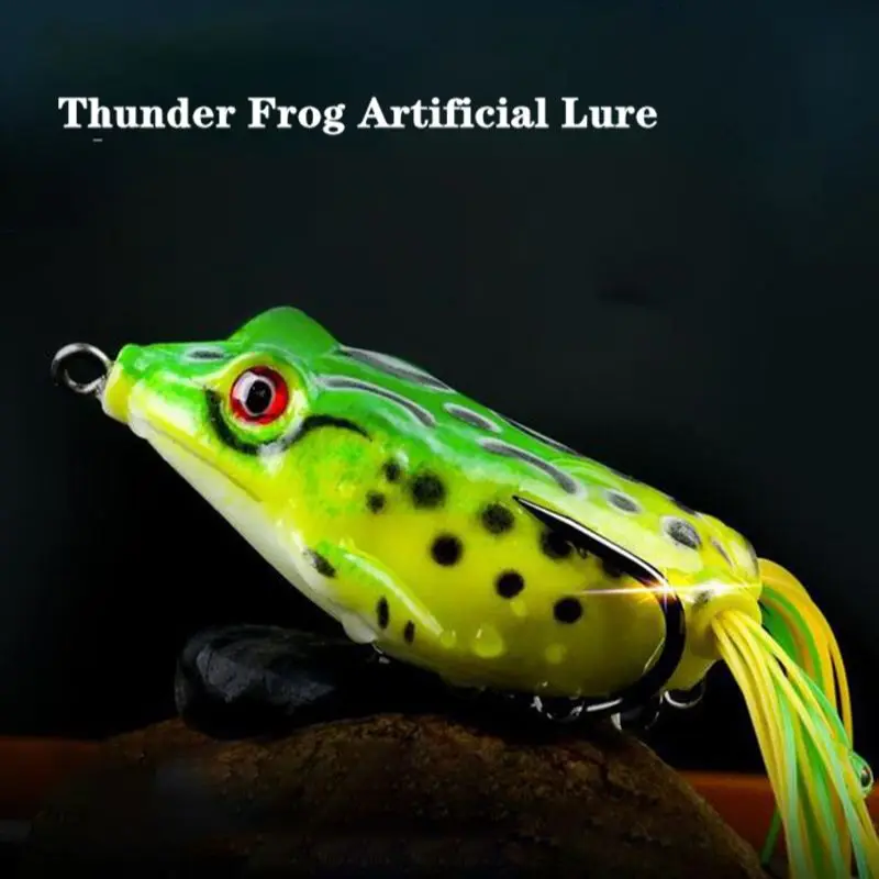 

11g Thunder Frog Artificial Lure Bionic Fake Bait Silicone Fshing Soft Lure Fishing Tackle Preofessional Fishing Accessories