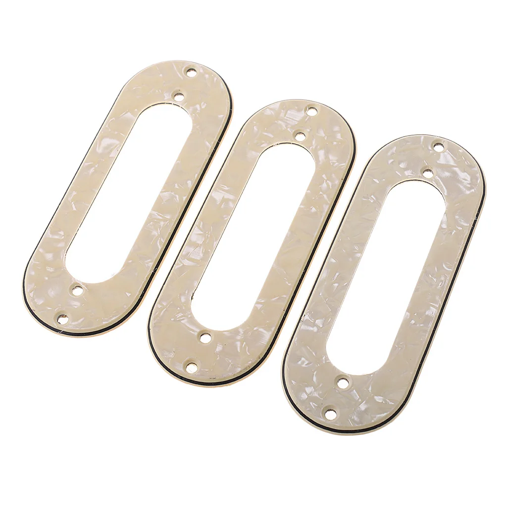 

Metal Guitar Pickup Frame Single Coil Pickup Frame for ST Guitar Beige