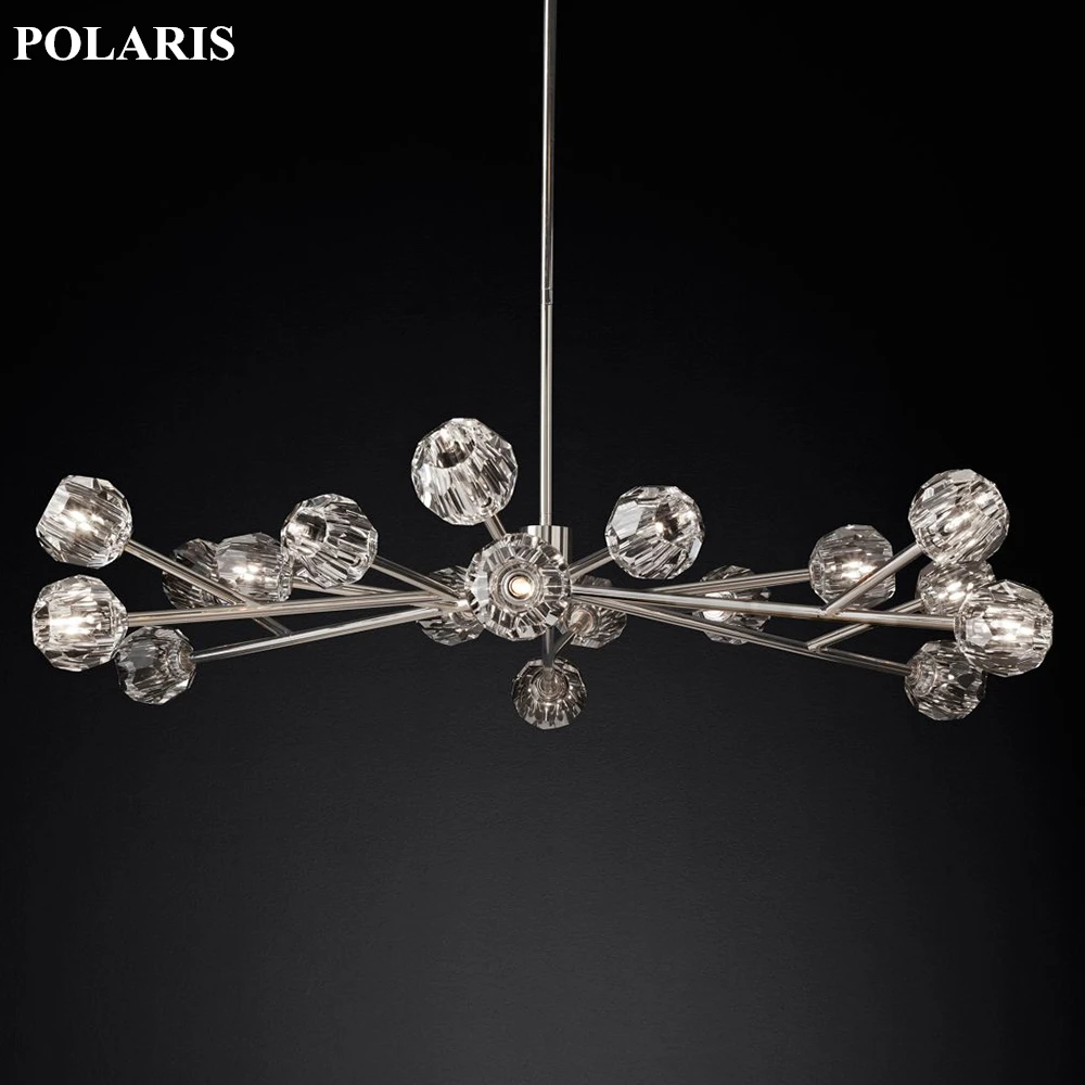 Сферическая люстра 59 &quot Современная хрустальная подвесная лампа с шариком