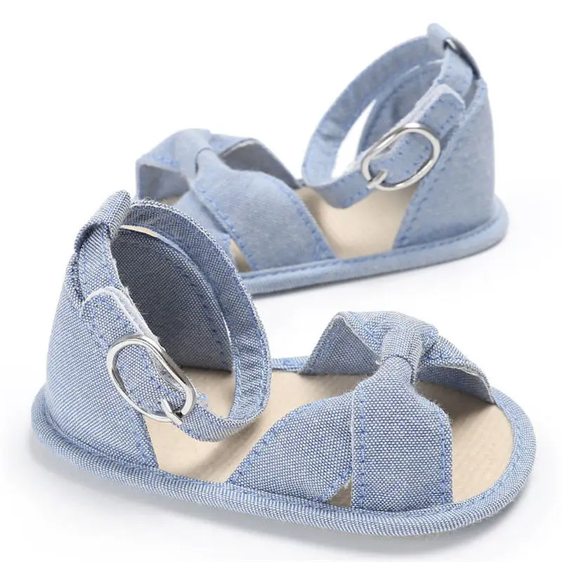 Сандалии для мальчиков и девочек хлопковые босоножки первых шагов удобная