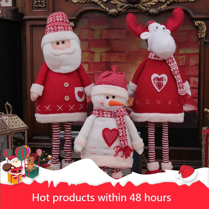 

72 см, Рождественское украшение, выдвижные строительные украшения для кукол, рождественский подарок, украшение для дома