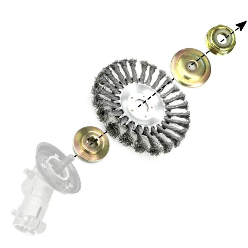 Сталь ручная газонокосилка работающая на редуктор насадки крепежный набор для