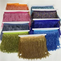 wholesale 2meterslot bead tassel tassels trim lace fringe 15 cm wide for diy accessories home textile dance ribbon