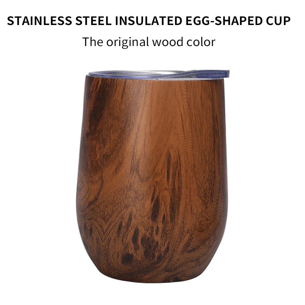 Чашка из нержавеющей стали цвета красного вина чашка для яиц вакуумная колба в