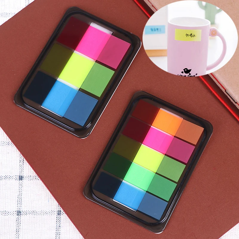 

60/100 шт. флуоресцентные Стикеры для записей, флаги, фотография