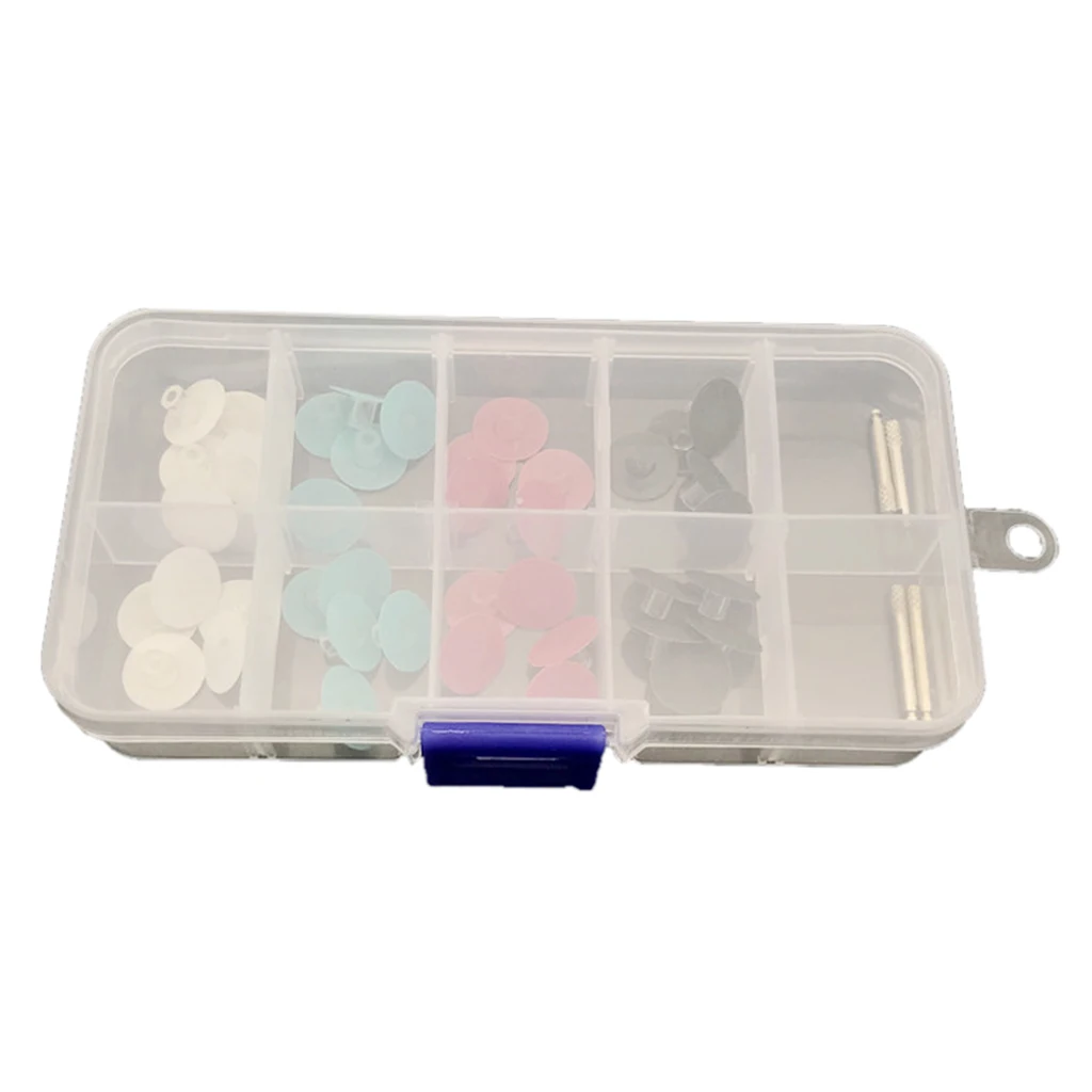 

40x Composite Finishing Polishing Stem Discs 4 Colors with Mandrel