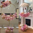 Основание для столбика и арка для воздушных шаров, 163x69 см, 1 комплект, круглый воздушный шар шт., свадебные украшения, пластиковые шесты шт.