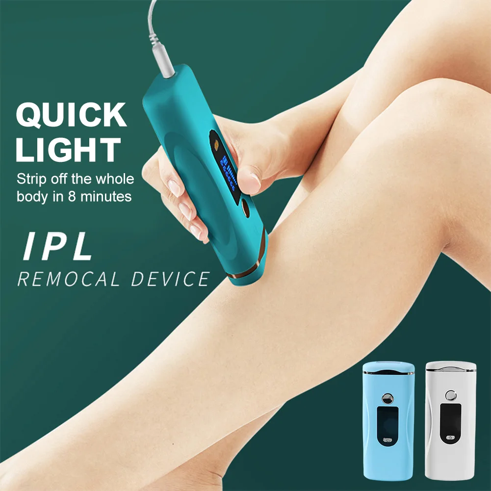 

IPL Hair Removal Device Permanent Painless Hair Remover with Eyeglasses and Shaver for Men Women Home and Travel Use