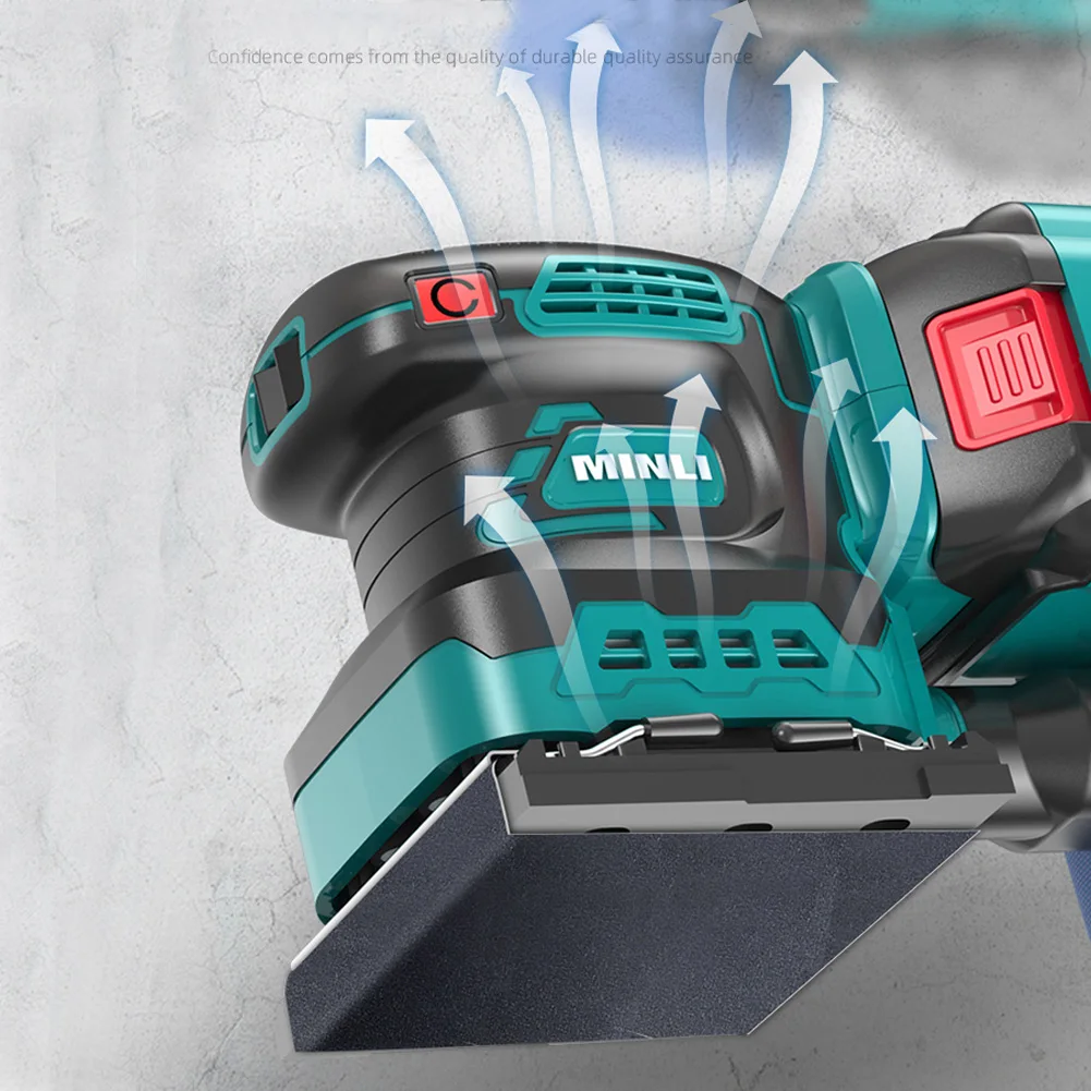 Cordless Random Orbit Sander Professional Lithium-Ion Polishing Machine for Makita 18V Battery Brushless Speed Control No Batter |