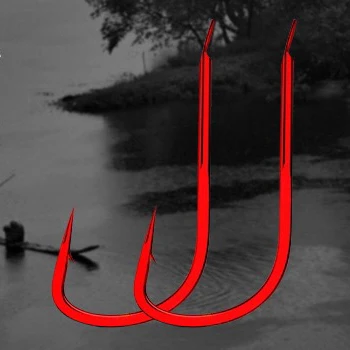 

20 PCS Japan imported bulk fishing hook red dragon barb high hardness high carbon steel fishhook