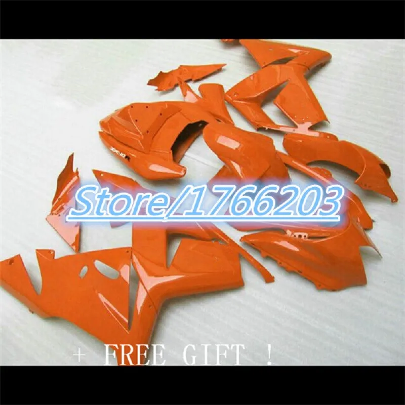 

100% Новые оранжевые Обтекатели для KAWASAKI NINJA ZX10R 04-05 ZX 10R 04 05 ZX-10R 10 R 2004 2005 комплекты обтекателей