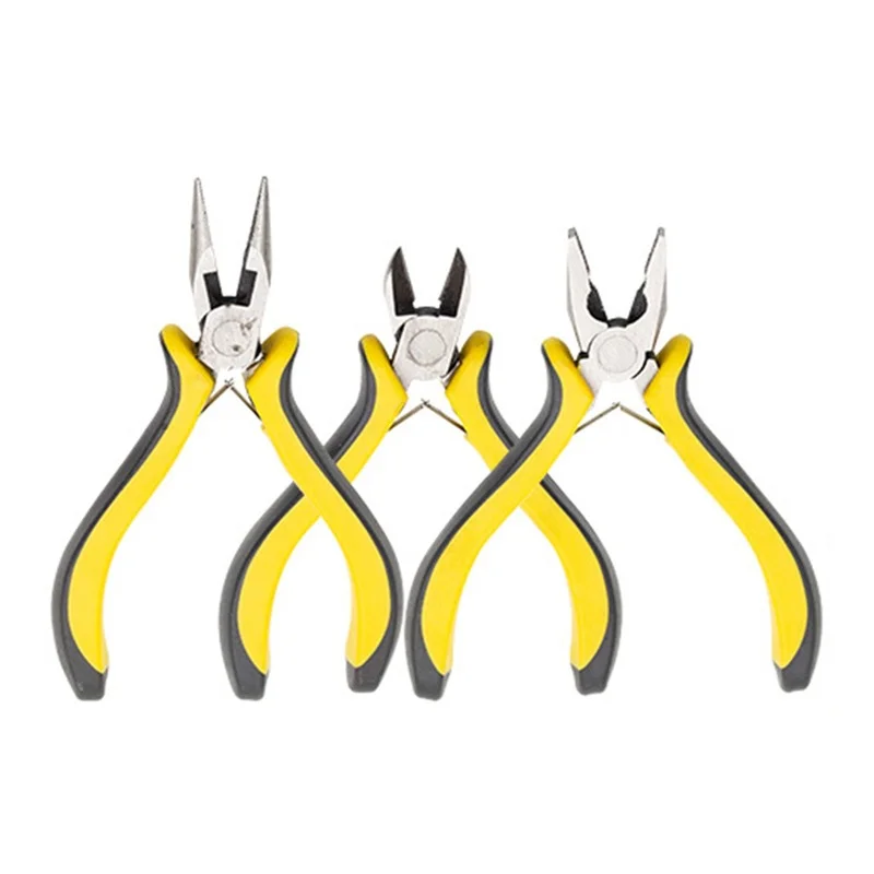 

4.5Inch Mini Jewelry Making Pliers Set Stainless Steel Needle Nose Pliers Jewelry Making Hand Tool Jewelry Tool Sets
