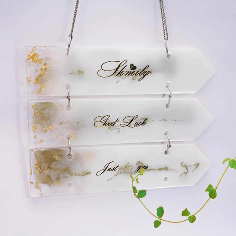 1 шт Резина из хрустальной эпоксидной двери номерной знак пресс форм знаки